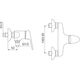 Bateria prysznicowa Ferro Smile chrom (BSM77)