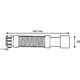 Syfon McAlpine Złączka montażowa harmonijkowa 3/2" 1000mm (FLX-HC27)