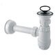 Syfon McAlpine butelkowy 5/4" DN32 niski biały (HC1L)