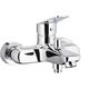 Bateria wannowa KFA Topaz ścienne chrom (4014-010-00)