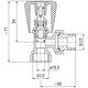 Ferro Zawór grzejnikowy kątowy 1/2" ZG5Y