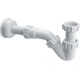 Syfon McAlpine rurowy 5/4" z wydłużonym odpływem biały (HC23)