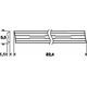Bosch Nóż do struga 82mm HM 10szt. - 2607001292