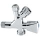 Ferro Zawór kątowy Kombi kombinowany 1/2"x3/8"x3/4"  (CF5104)