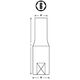 Stanley Nasadka 6-kątna 1/2" 12mm długa (STMT73326-8B)