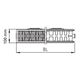 Kermi Grzejnik Therm X2 Profil-K 22 500x1800mm FK0220518