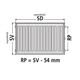 Kermi Grzejnik Therm X2 Profil-V 11 600x800mm FTV110600801R1K