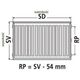 Kermi Grzejnik Therm X2 Profil-V 12 900 x 1000mm (FTV120901001R1K)
