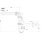 Syfon McAlpine rurowy 5/4" DN32 z przedłużką biały (HC4PF-32SPS)