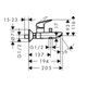 Bateria wannowa Hansgrohe Logis ścienne chrom (71400000)