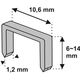 Dedra Zszywki 8mm 1000szt. D11 1,2x10,6mm - 11Z208