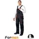 Leber&Hollman Spodnie ochronne ogrodniczki FORMEN grafitowe FMN-B SBP 52