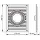 Maxpol Kratka do pochłaniacza z siatką uniwersalna 215x265mm biała - 137