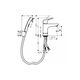 Bateria umywalkowa Hansgrohe Focus stojąca chrom (31927000)