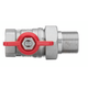 Invena Kurek kulowy MILLENIUM z pokrętłem motylkowym gwint wewnętrzny/zewnętrzny 1/2" - ZK-31-015