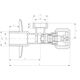 Invena Zawór kątowy czerpalny 1/2"x1/2"  (H/ZW-52-015)