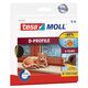 Tesa Uszczelka gumowa 9mm profil D brązowa 6m (0539303)