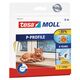 Tesa Uszczelka gumowa 9mm profil P biała 6m (0539002)