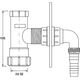Syfon McAlpine podtynkowy DN32 chrom (HC14WM32)