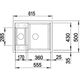 Zlewozmywak Blanco Zlewozmywak METRA 6 - 61.5 x 50 cm (516179)