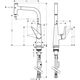 Bateria kuchenna Hansgrohe Talis Select S stojąca chrom (72821000)