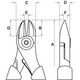 Bahco Szczypce tnące boczne 180mm (2101G-180)