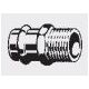 Viega Złączka przejściowa 18mm x 1/2" brąz (283 490)