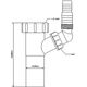 Syfon McAlpine Podłączenie do pralki 6/4" x 40mm (5505)