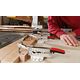 Bessey Docisk kolanowy pionowy z ramieniem poziomym do 2500N 21cm 0 - 60mm (STC-HH70)