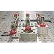 Bessey Docisk kolanowy pionowy z ramieniem poziomym do 2500N 21cm 0 - 60mm (STC-HH70)