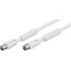 Kabel Goobay Antenowy 2.5m biały (50724)