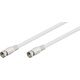 Kabel Goobay Antenowy 1.5m biały (50737)