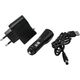 Dedra akumulatorowa 3W COB LED + 3W LED zasilacz USB na 230V i 12V (L1023)