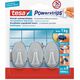 Tesa Haczyk samoprzylepny Powerstrips mały biały 3szt. (57533)