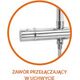 Zestaw prysznicowy Invena Imola Exe z deszczownicą z baterią termostatyczną chrom (AU-11-001)
