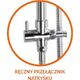 Zestaw prysznicowy Invena Elea z deszczownicą chrom (AU-82-001)