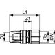 Tece Mufa przejściowa z mosiądzu standard 16 mm x 1/2" GW (8610002)
