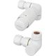 Invena Zestaw termostatyczny OSIOWY 1/2" biały (CD-25-B15)