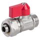 Perfexim Zawór kulowy MINI 1/2" ze złączką do rury Pex/AlPex i dławikiem (01-019-1000-001)