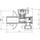 Perfexim Zawór kątowy z ﬁltrem 1/2"x3/8"  (02-011-1510-000)