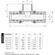 Perfexim Trójnik zaprasowywany wkrętny 739 16xG1/2x16 Z (62-739-1615-000)