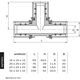 Perfexim Trójnik zaprasowywany 73B 25mm (62-73B-0250-000)