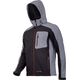 Lahti Pro Kurtka softshell z kapturem czarno-szara rozmiar XL (L4091604)