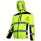 Lahti Pro Kurtka softshell ostrzegawcza z odpinanymi rękawami żółta rozmiar L (L4091903)