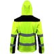 Lahti Pro Kurtka softshell ostrzegawcza z odpinanymi rękawami żółta rozmiar L (L4091903)