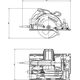 Pilarka tarczowa Metabo KS 55 FS 1200 W 160 mm