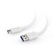 Kabel USB Gembird USB-A - USB-C 3 m Biały (CCP-USB3-AMCM-W-10)