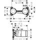 Axor Element podtynkowy do jednouchwytowej baterii umywalkowej (13623180)