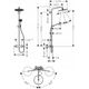 Zestaw prysznicowy Hansgrohe Pozostały Hansgrohe 26794000 - 26794000