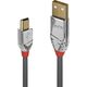 Kabel USB Lindy USB-A - miniUSB 1 m Szary (36631)